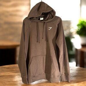 Gymshark Brown Crest Hoodie